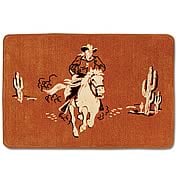 Cowboy Throw Rug